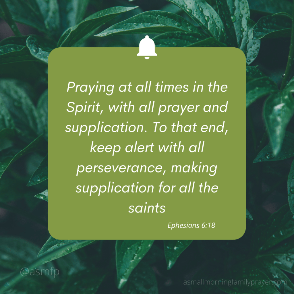 A Small Morning Family&nbsp;Prayer