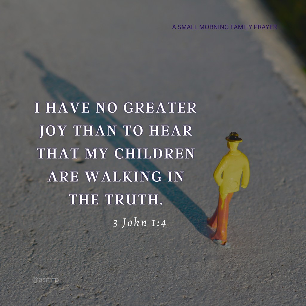 OUR CHILDREN ARE A HERITAGE. THEY WILL BE TAUGHT BY THE LORD