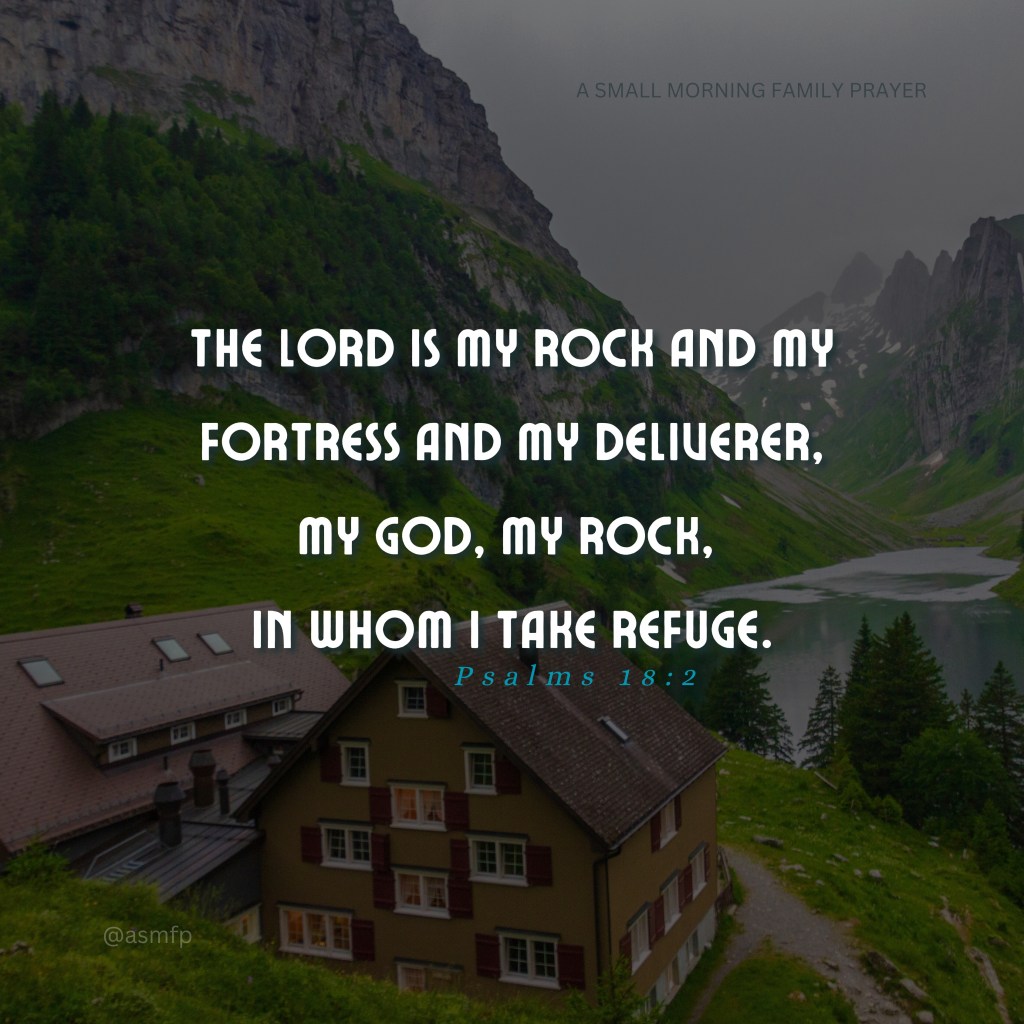 THE LORD IS OUR ROCK. HE WILL BLESS HIS PEOPLE WITH&nbsp;PEACE.