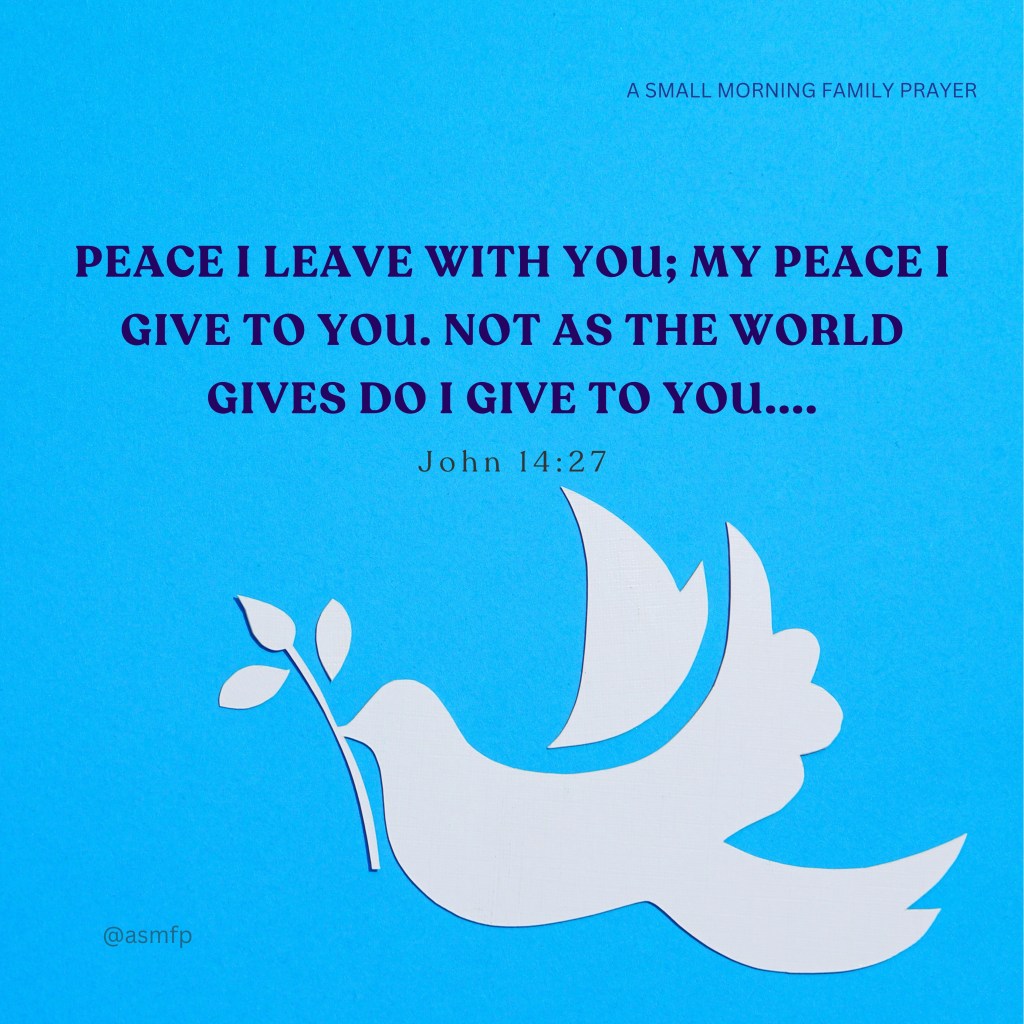 THE LORD WILL BLESS US WITH&nbsp;PEACE