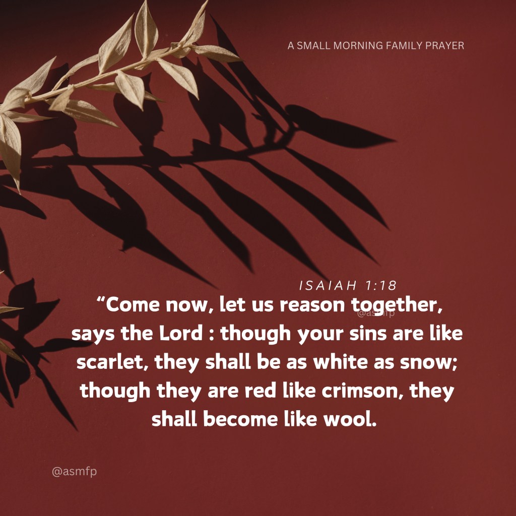 OUR SINS FORGIVEN & CLEANSED BY THE BLOOD OF JESUS