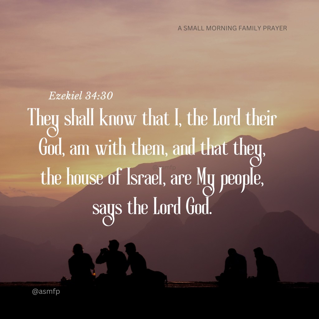 WE ARE LORD’S PEOPLE. HE IS WITH US & GIVES PEACE TO US
