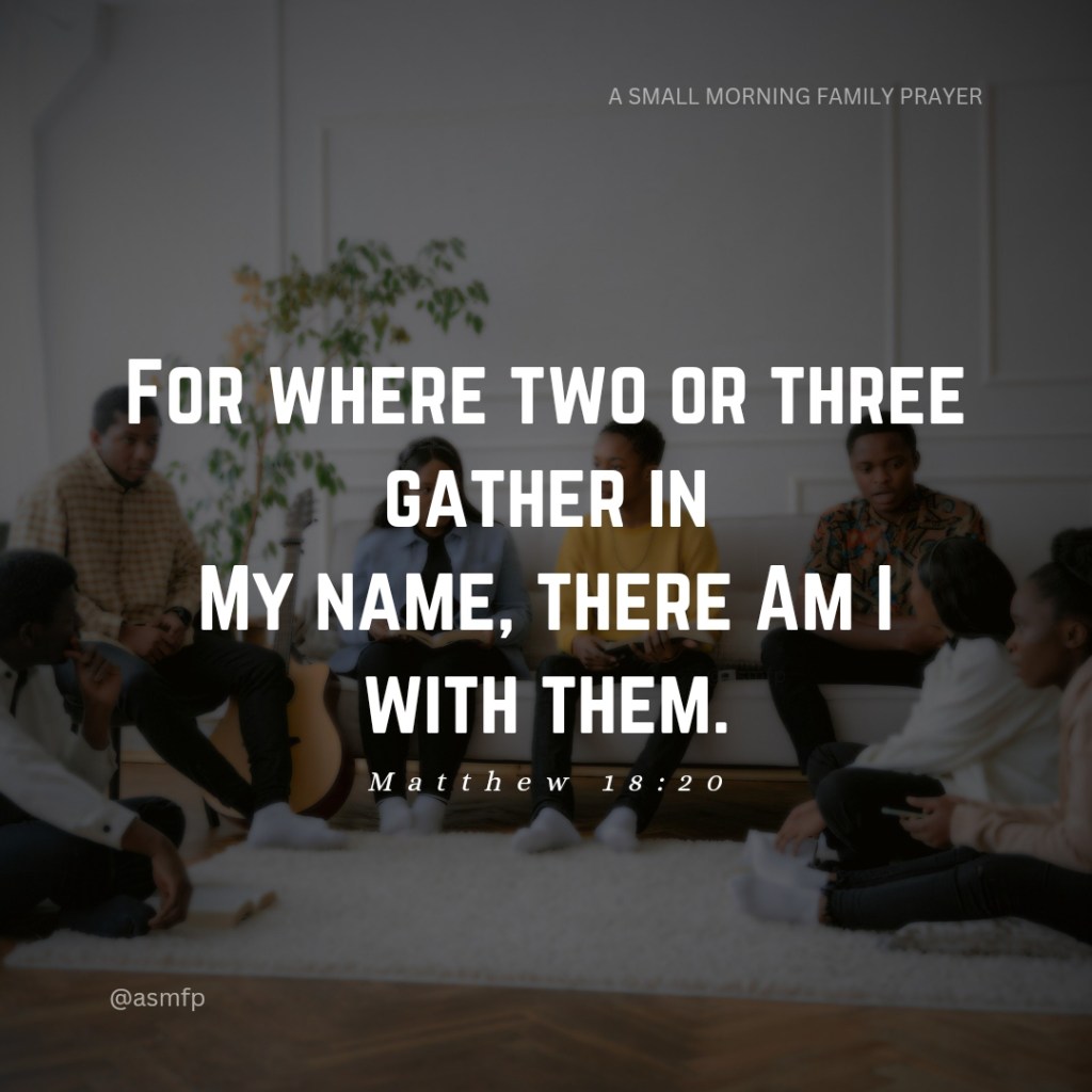 OUR LORD’S PRESENCE GO WITH&nbsp;US