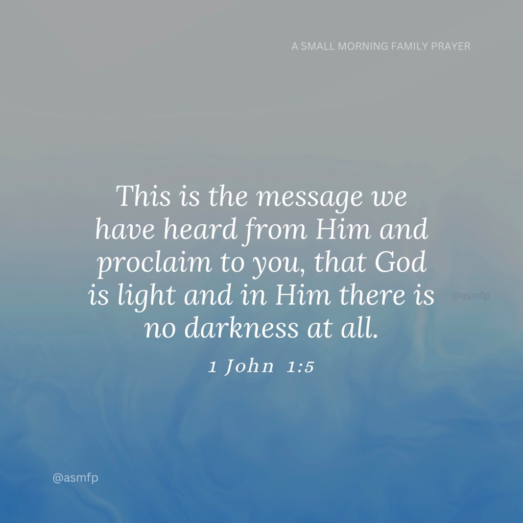 WE ARE CALLED BLESSED IF WE WALK IN HIS&nbsp;LIGHT