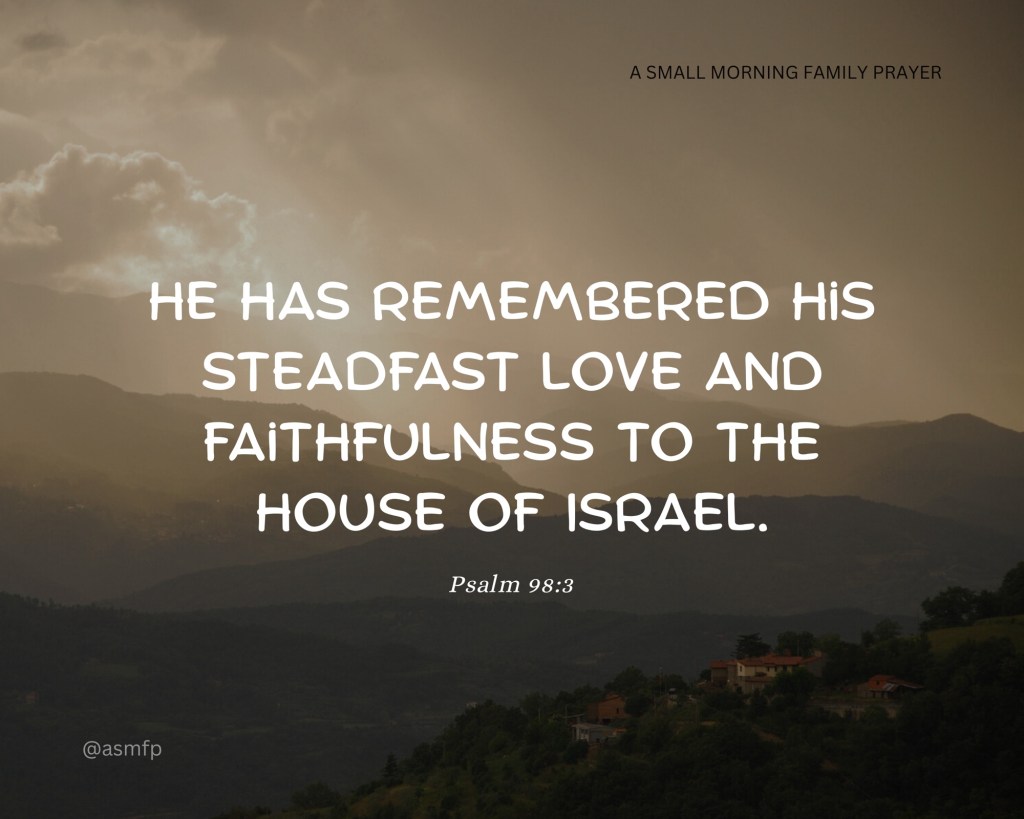 OUR LORD IS GOOD & HIS MERCY IS OVER ALL OF&nbsp;US