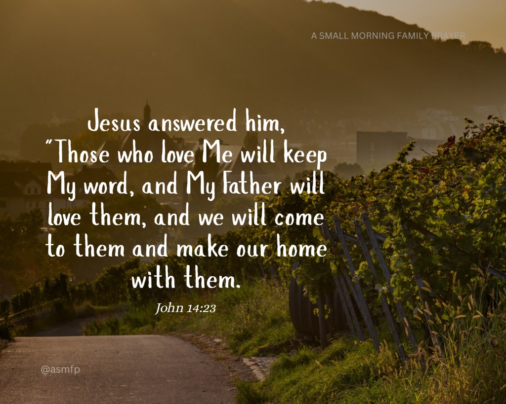 JESUS IS AT THE DOOR. INVITE HIM TO BE WITH US