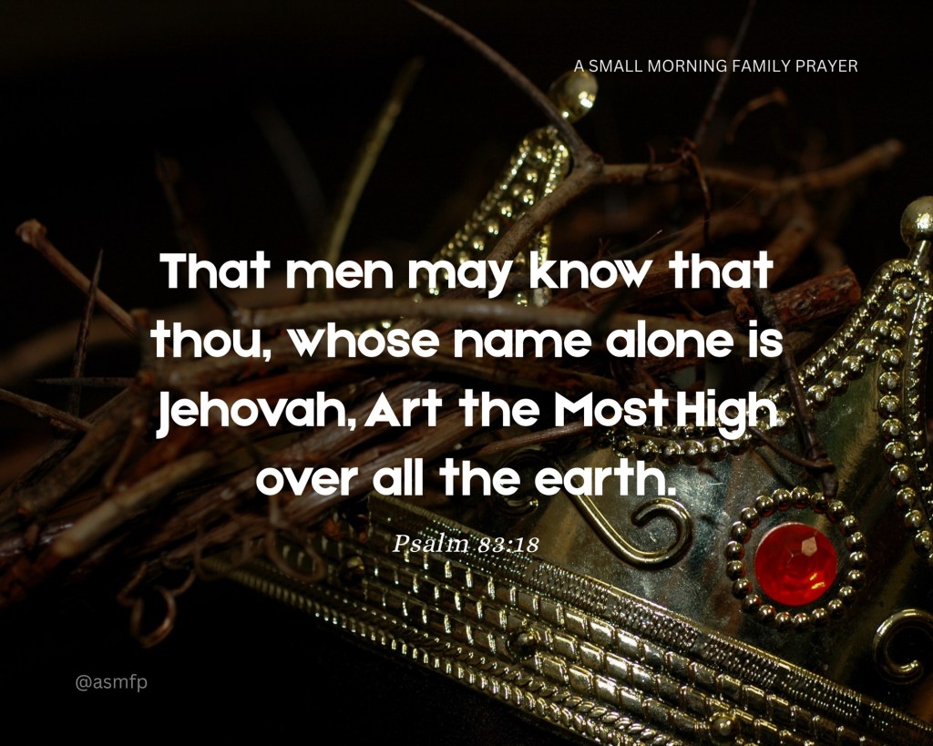 HE ALONE IS JEHOVAH. HE EXISTS & REWARDS IF WE SEEK&nbsp;HIM