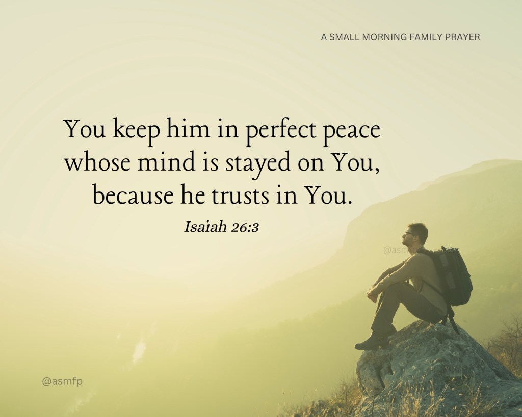 THE PEACE OF GOD WILL GUARD OUR HEARTS &&nbsp;MINDS.