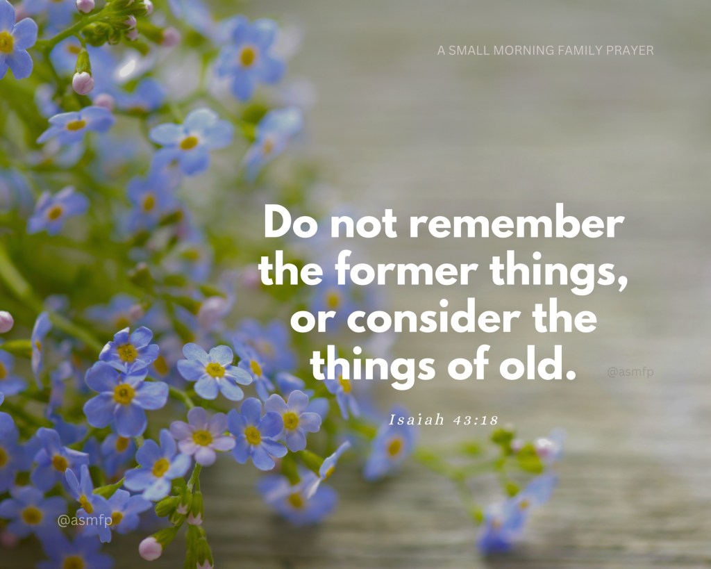 THE LORD HAS PLANS FOR OUR WELFARE.