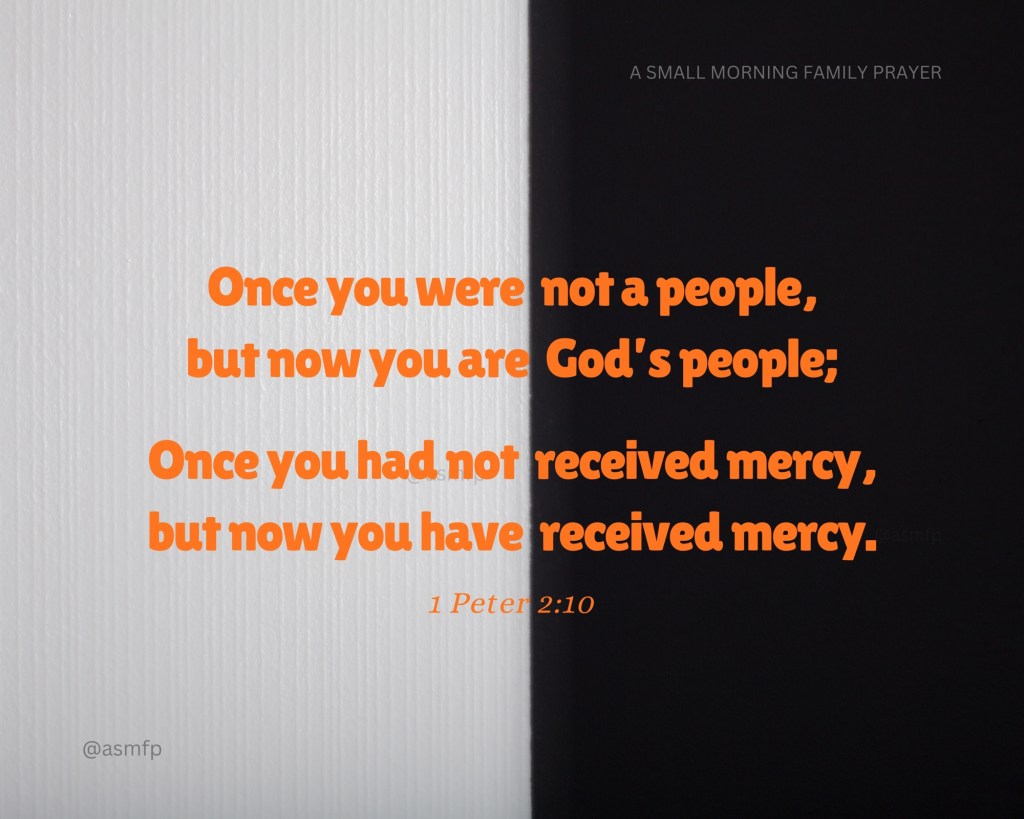 WE ARE GOD’S PEOPLE. WE HAVE RECEIVED MERCY. WE SHALL POSSESS A DOUBLE PORTION.