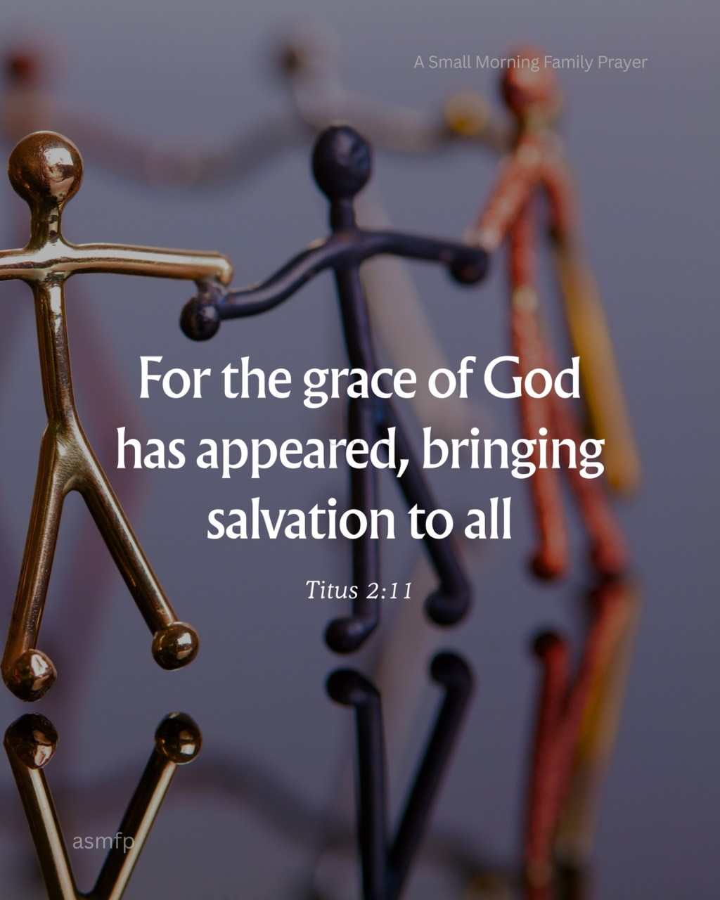 OUR LORD APPEARED TO OFFER SALVATION, PEACE & ALL GOODNESS TO US.