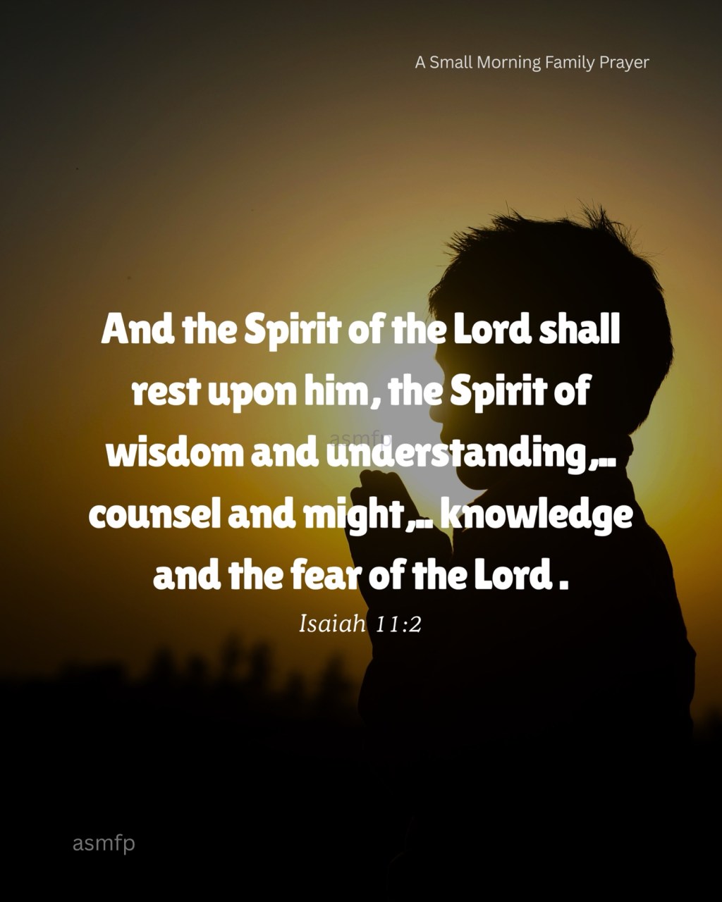 OUR LORD WILL NOT LEAVE US ORPHANED.