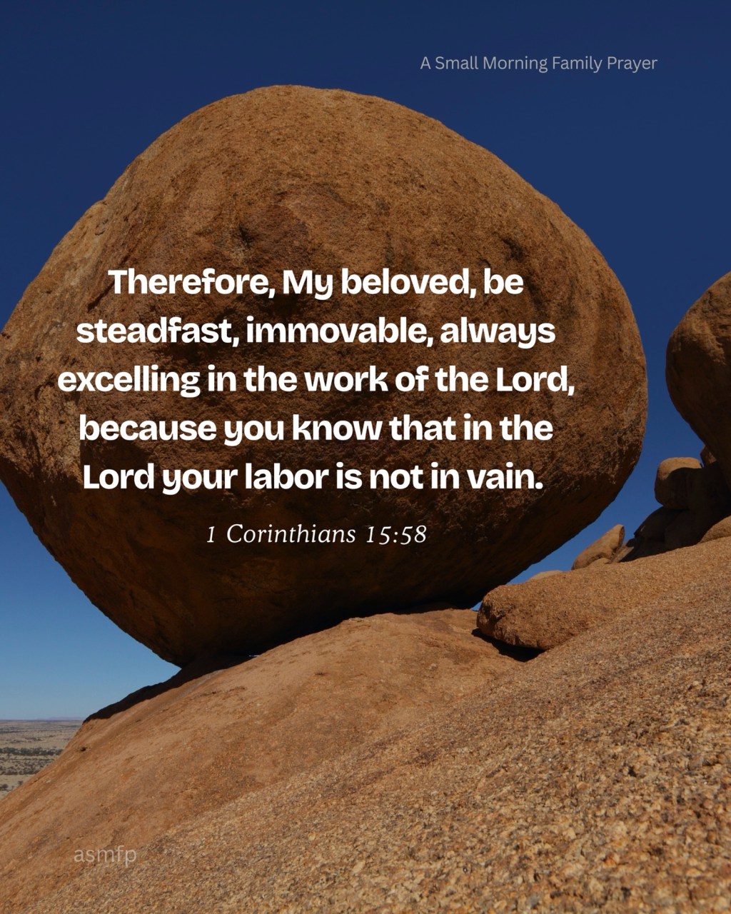 OUR LABOR IN THE LORD DOES NOT GO IN VAIN.