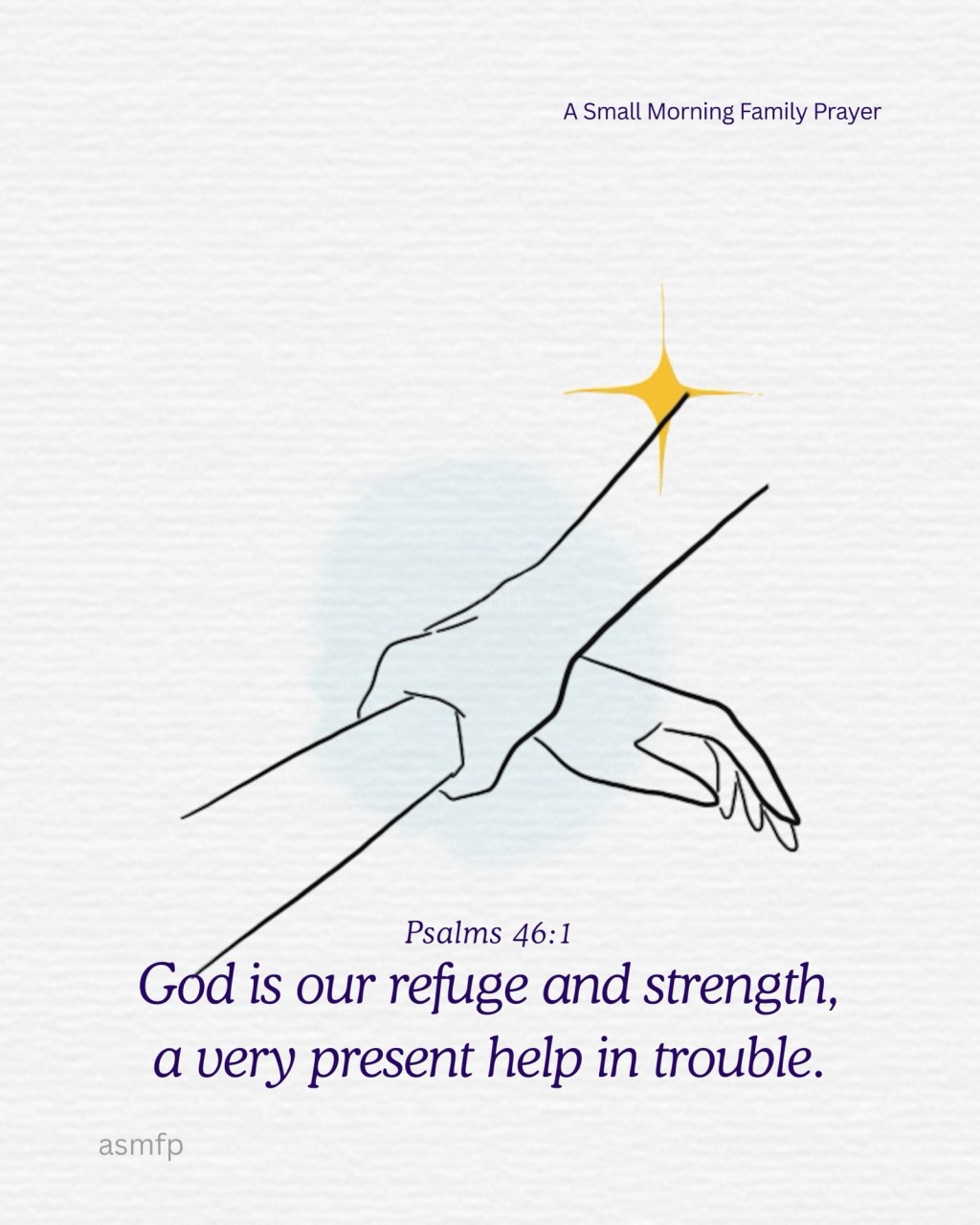 GOD IS OUR REFUGE & STRENGTH. HE WILL INSTRUCT, TEACH & COUNSEL US WITH HIS&nbsp;EYE.
