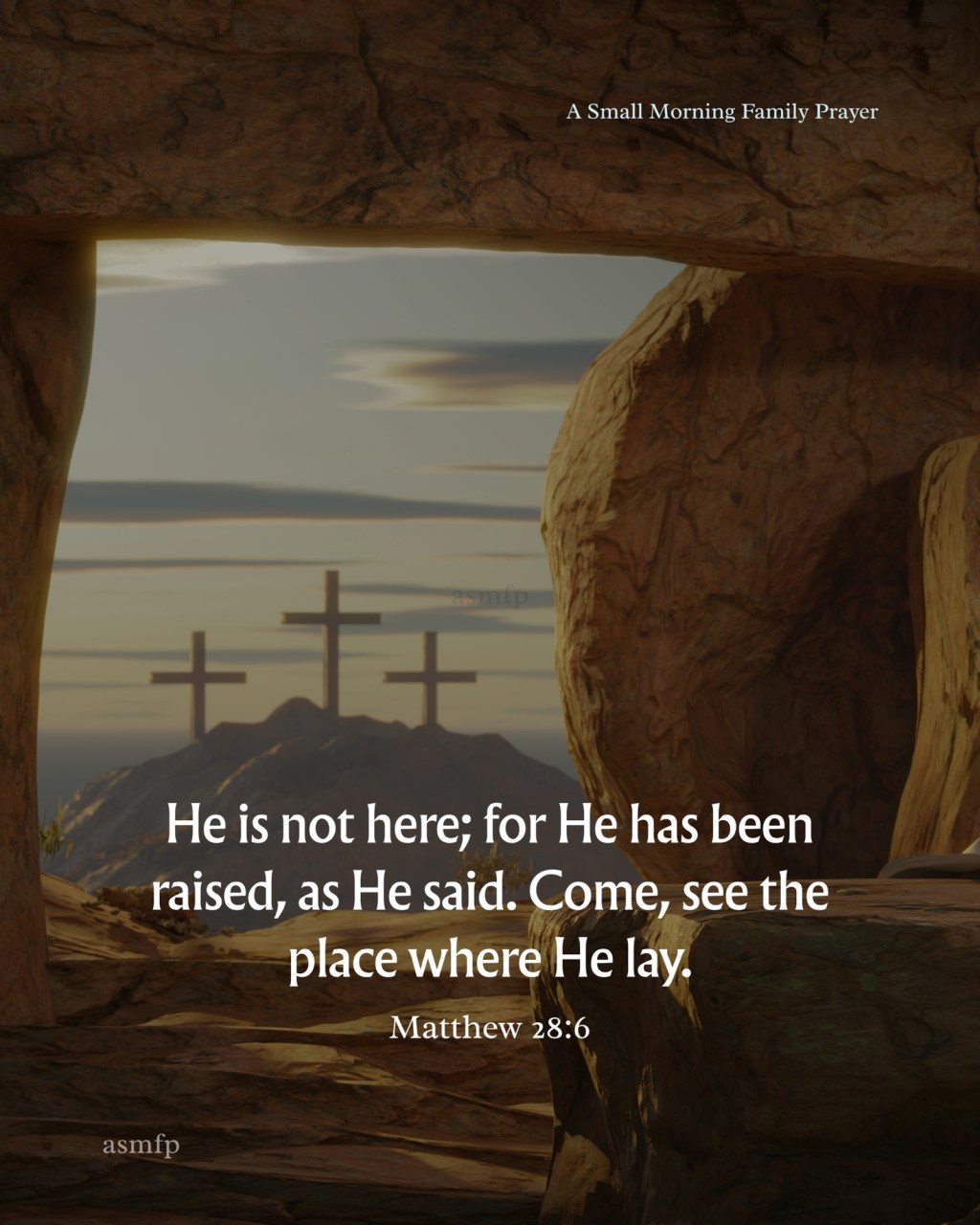 OUR LORD JESUS CHRIST HAS RISEN. KNOW THAT HE HAS SPOKEN & WILL ACT