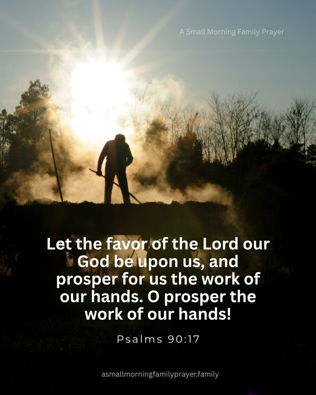 THE FAVOR OF THE LORD WILL BE UPON US IF WE COMMIT OUR WORK TO HIM.