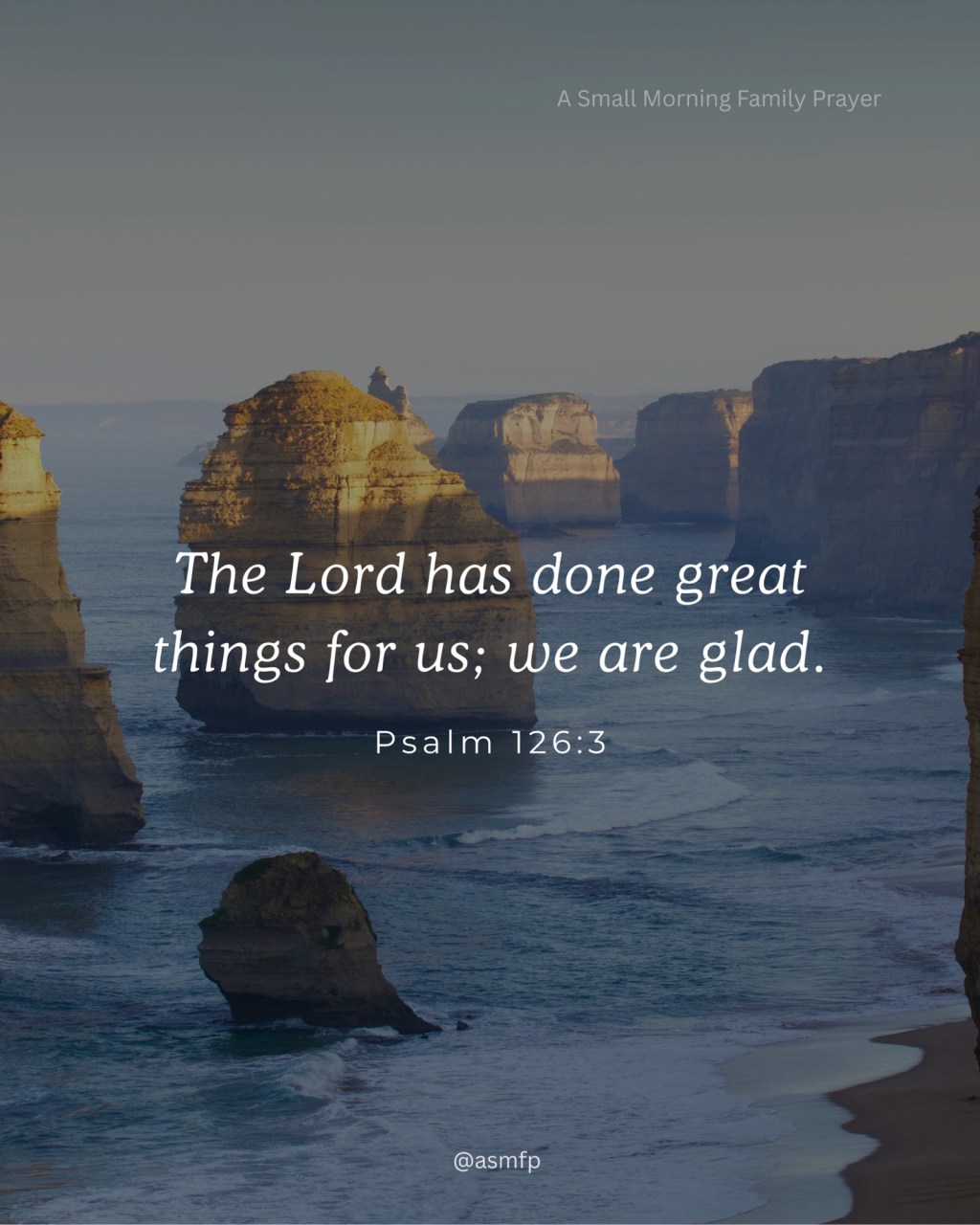 The Lord’s will for us is perfect and His plans for our future are unfailing.