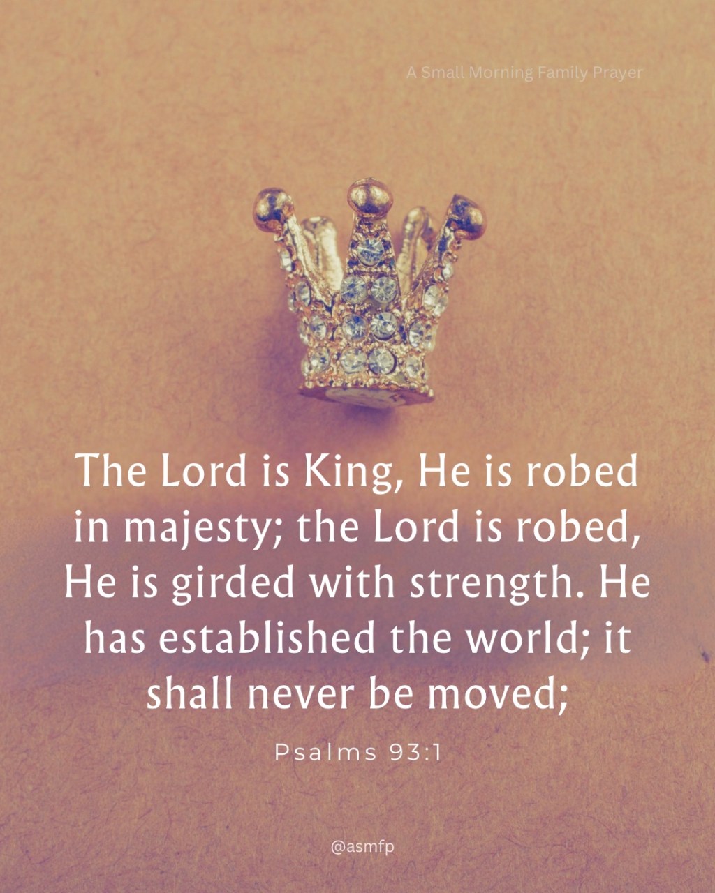 Our Lord’s Sovereignty rules over all the earth. His purpose shall stand forever.