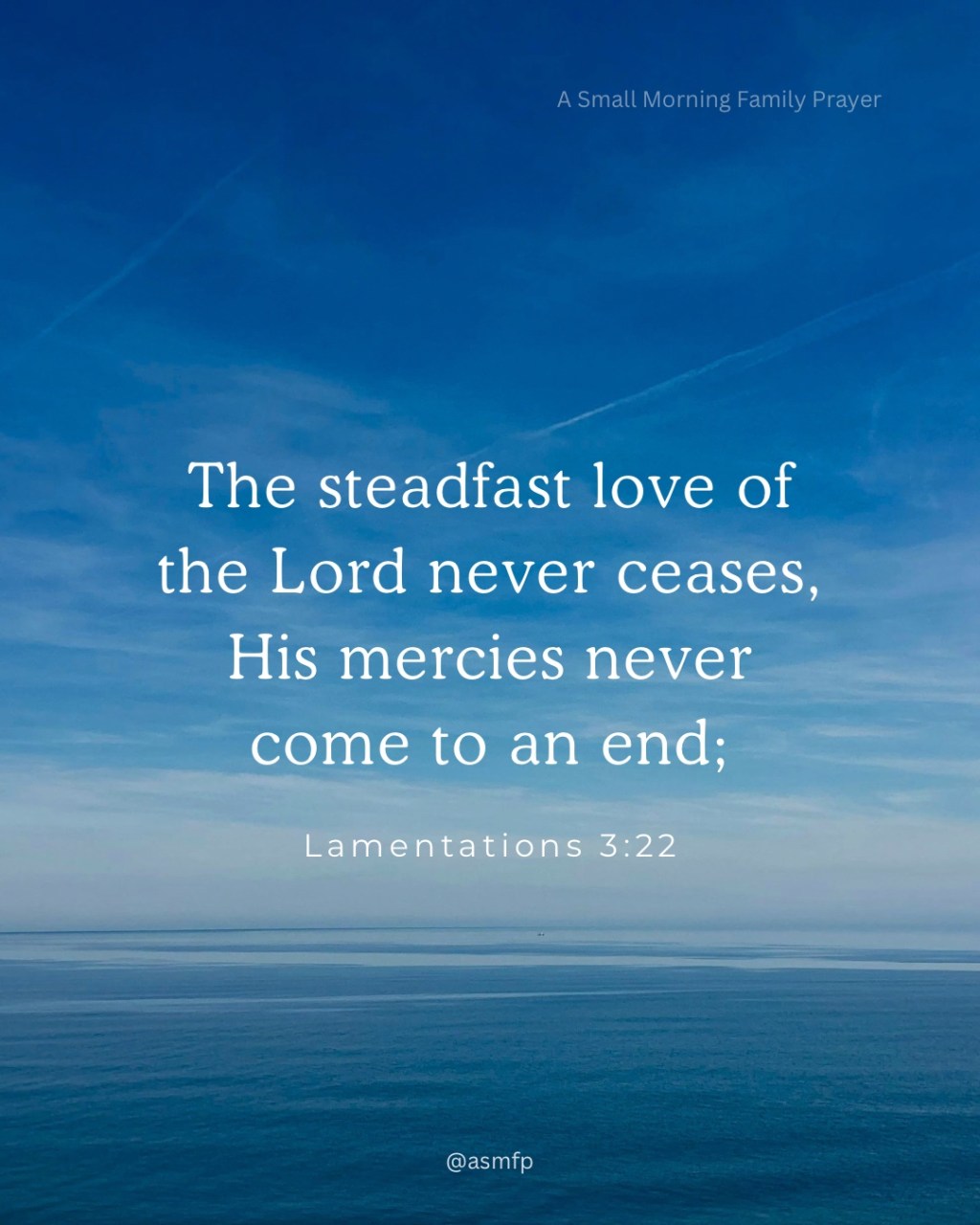 Our Lord is good. His love and faithfulness endures forever.